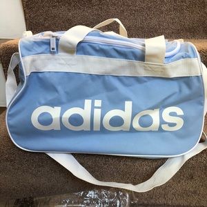 NWT Adidas Core Duffel Small Light Blue